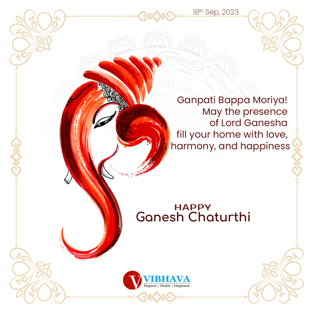 VibhavaGroup's tweet photo. As we honor Lord Ganesha's wisdom, may his divine grace bring health, hygiene, and a tapestry of happiness into our lives.

Happy Ganesh Chaturthi!

#GaneshChaturti #GowriGanesha #Vibhava #VibhavaMarketingCorporation #VibhavaGroup #HomeCare #Monkey555 #OzoneFresh #BlackBelt https://t.co/Ghh2t3if0E