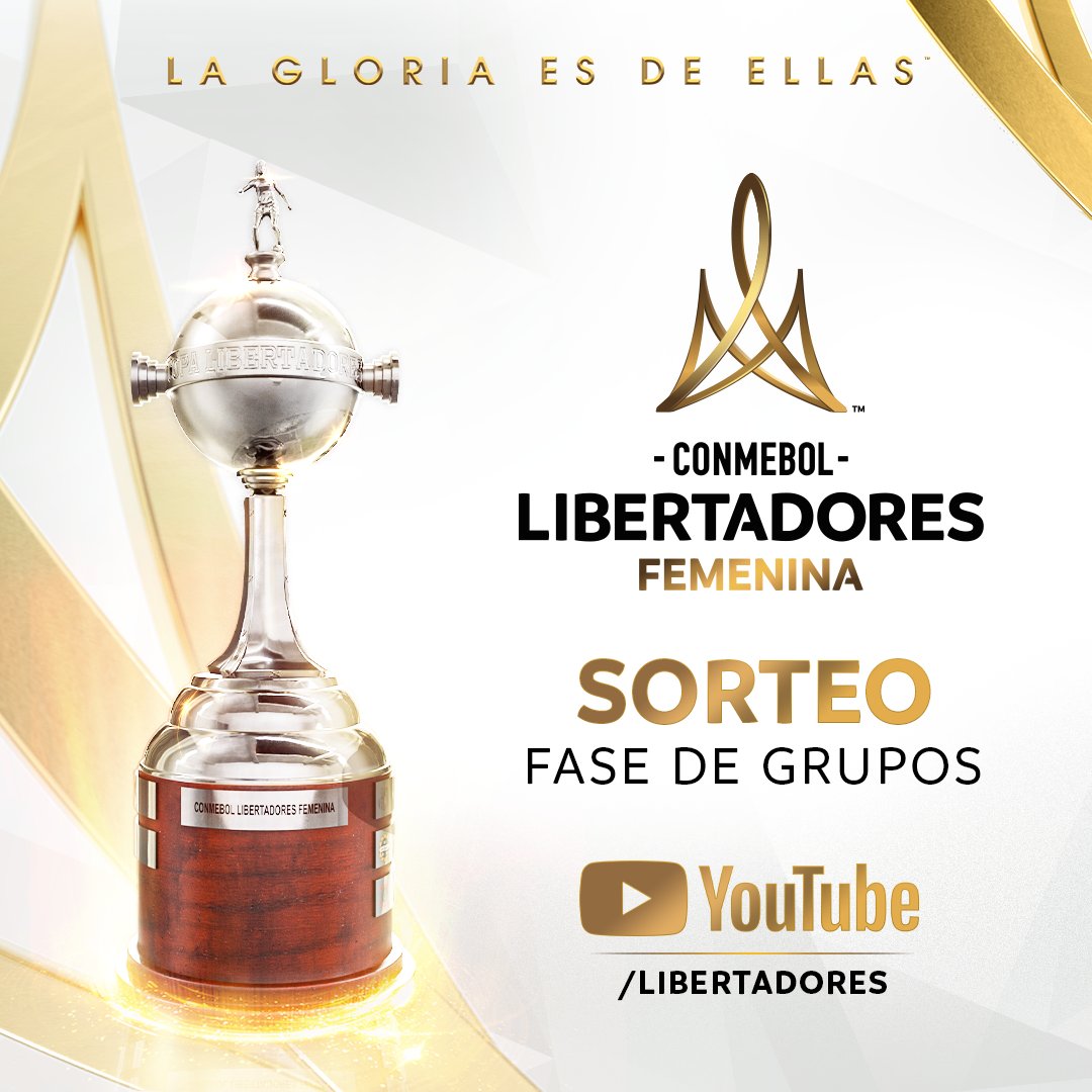 LibertadoresFEM's tweet photo. 🔗 ¡Link para seguir en vivo el sorteo de la CONMEBOL #LibertadoresFEM 2023! ​

📺 Link para assistir ao vivo o sorteio da CONMEBOL #LibertadoresFEM 2023!​

https://t.co/S8dx7oSBxr​

#LaGloriaEsDeEllas #AGloriaÉDelas https://t.co/Z9avbt4Ath