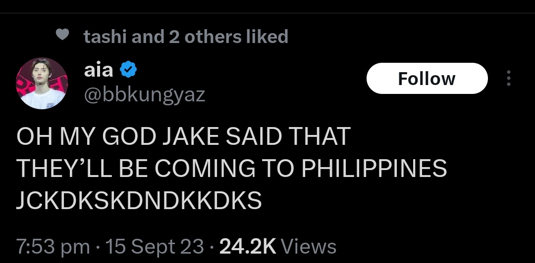 jaywonrules's tweet photo. They are going to the Philippines for?
A. Bench Fan Meeting
B. BYS Funmeeting pt.2
C. AAA
D. Fate Tour in Manila/Bulaca
E. All of the Above https://t.co/MBMl8tpyOH