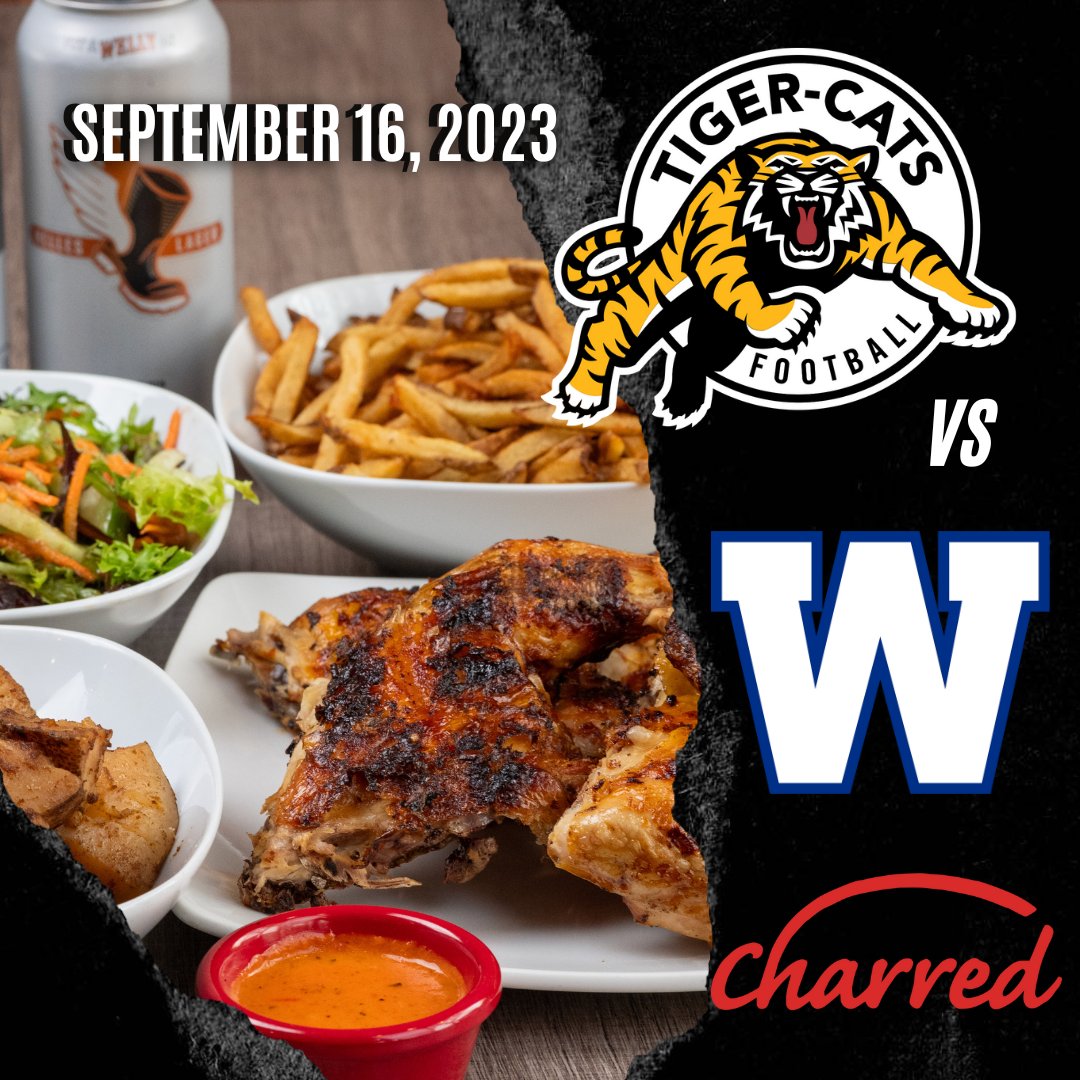 Are you excited for the Hamilton Tiger-Cats game this Saturday? It's going to be a good one! If you're looking for a great spot to grab some delicious food and drinks before the game. Plus, the atmosphere is just perfect.
💻 bit.ly/3YImsj8
#Tigercats #charred