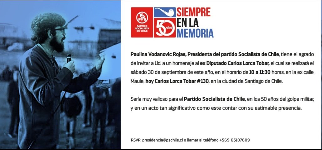 PARA TODAS Y TODOS 
LORCA VIVE!!