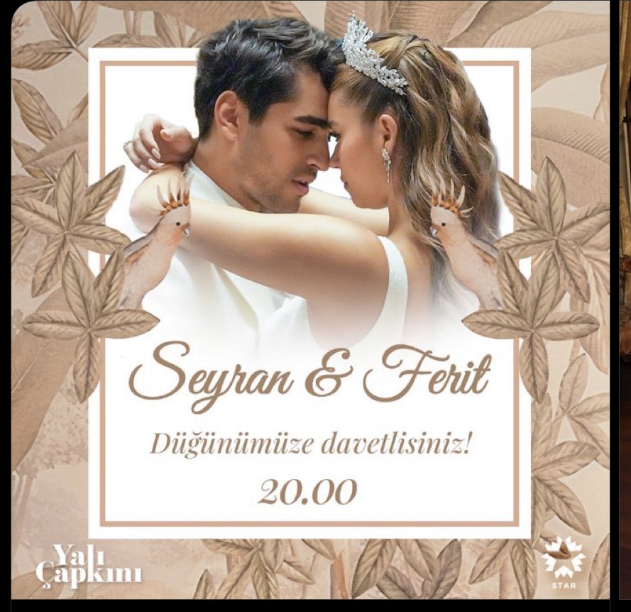 AngiemyyCgBursn's tweet photo. Fandom pistachero hoy tenemos una boda no faltes 🤍🥳👑👏

#SeyFer
#YalıÇapkını
#AfraSaraçoğlu
#MertRamazanDemir https://t.co/hyRWUsB1A2