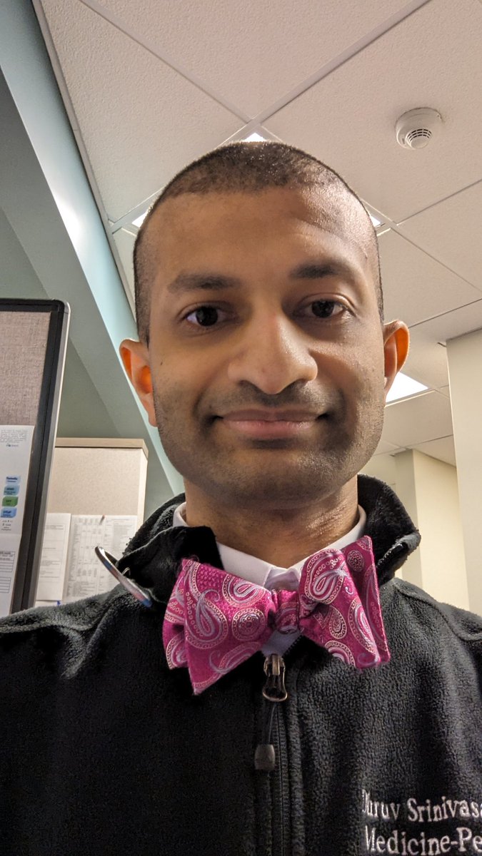 First time I've worn a bowtie in clinic for a decent bit. Glad to be able to get back in the spirit of #BowtieFriday