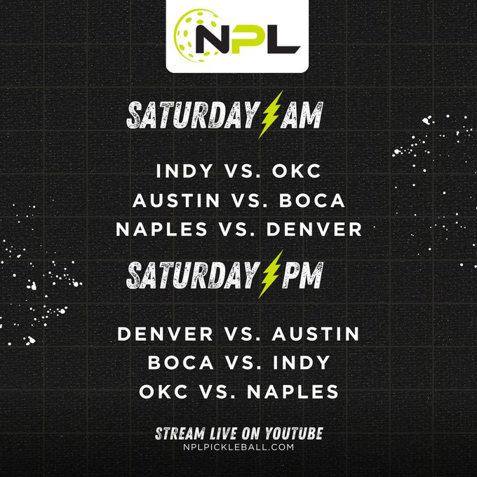 AriShanok's tweet image. @NatPBLeague regular season finale from San Antonio @ChickenNPickle on Sat &amp;amp; Sunday
📲 catch the livestream each day starting at 7:30 AM youtube.com/@nationalpickl…… 
📷