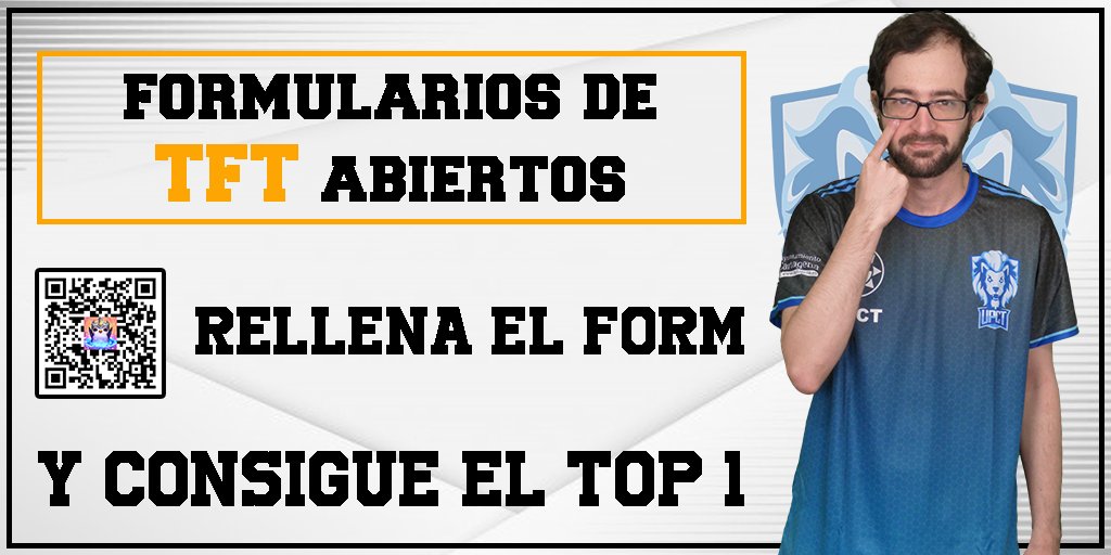 UPCTEsports's tweet photo. ¡YA TENÉIS DISPONIBLES LOS FORMULARIOS DE TFT!

Rellenad el formulario para optar a un puesto en el equipo de TFT. El único requisito es ser estudiante de la @UPCToficial.

¿Queréis evitar a los que abusan de Bilgewater? ¡Entonces rellena el formulario!😂

https://t.co/xsdee72HIQ https://t.co/4buey4A4EZ