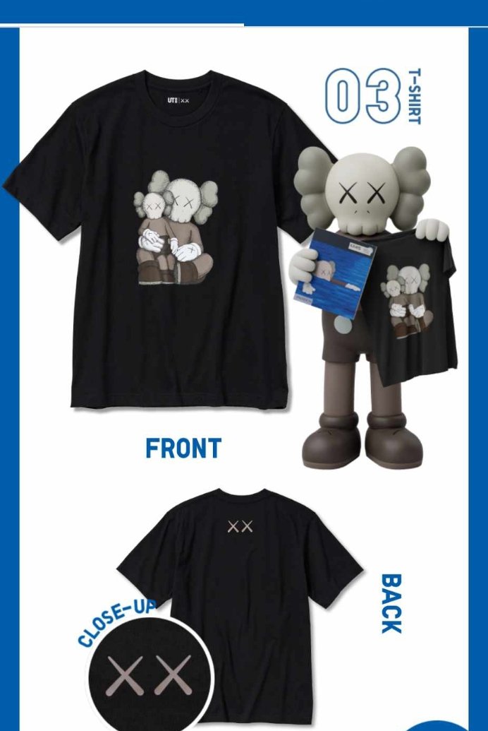 tallypsey_'s tweet photo. wts lfb ph!

kaws x uniqlo

for 800!! each shirt, free sticker, and will provide receipt for authentication.

dm to avail

(1) BLACK - XL
(2) WHITE/BLUE PRINT - L

- ALL ONHAND https://t.co/Zo2Q7b1dPe