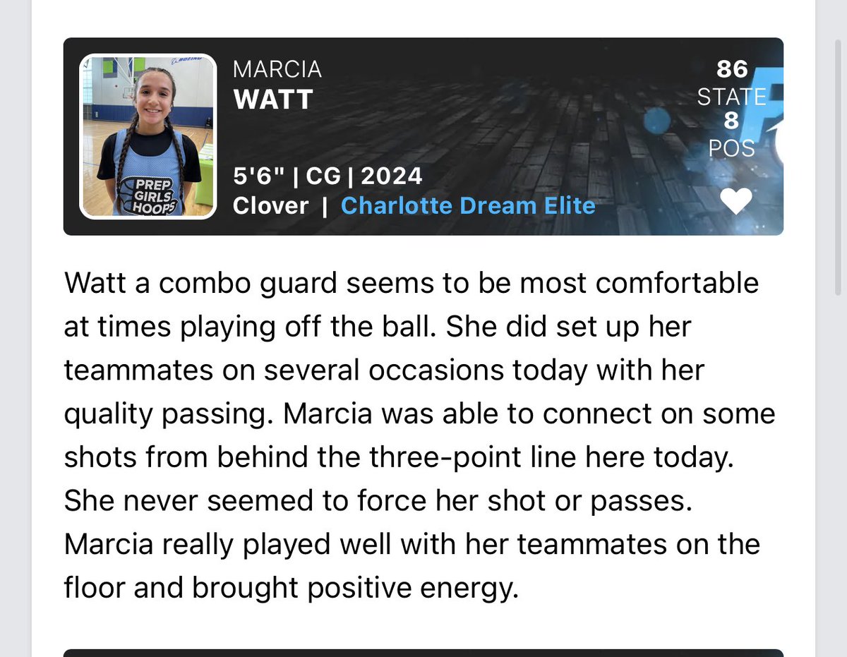 Marciawatt24's tweet photo. Thank you @PGH_SCarolina for the write up!! https://t.co/LeOXD0G9nM