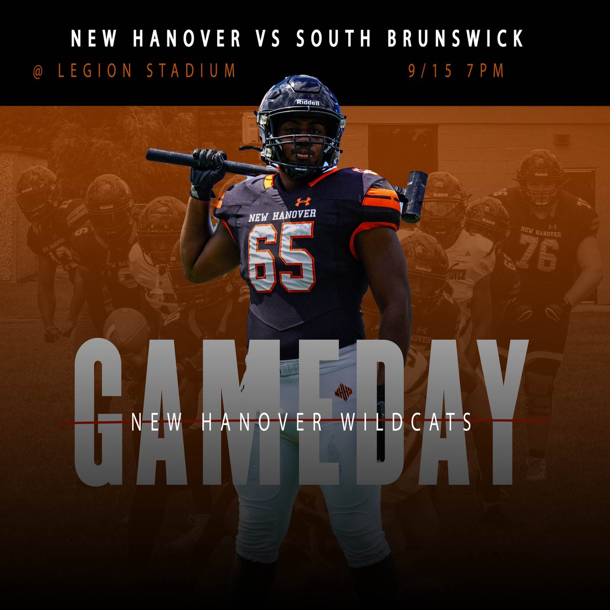 GAMEDAY!

VS: South Brunswick 
🏟️: Legion Stadium
⏰: 7:00 p.m.
💧: ⚫️⚫️⚪️