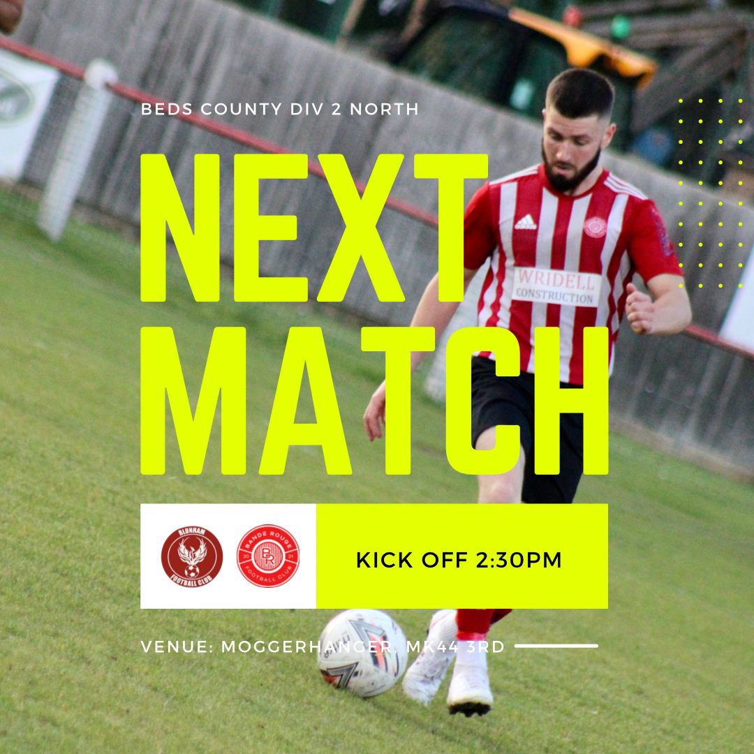 BandeRouge_FC's tweet photo. This week we take on @Blunham_fc , the lads are expecting a tough contest but we’re confident we can get off the mark and get 3 points on the board.

#UTB #UpTheBande #BandeRougeFC #saturdayfootball #bedscounty #bedsFA https://t.co/rgIeDUPkFa