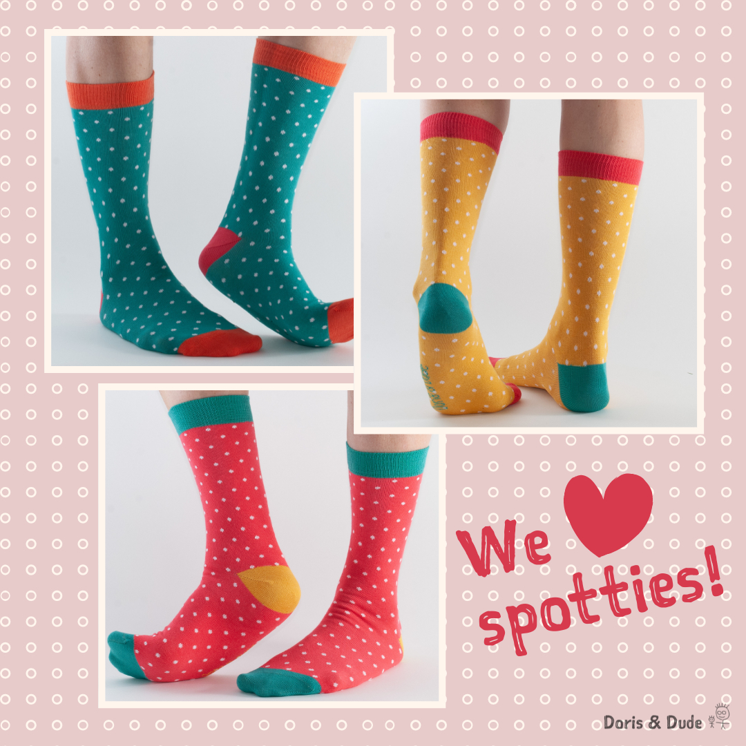 We LOVE spotties! And judging by the way these are flying out the door you do too! Our Autumn/Winter collection this year has green 🟢, red 🔴, and gold 🟡 ... But which is your top spot?!
Tag us with your fave! 
#bamboosocks #womenssocks #spottysocks