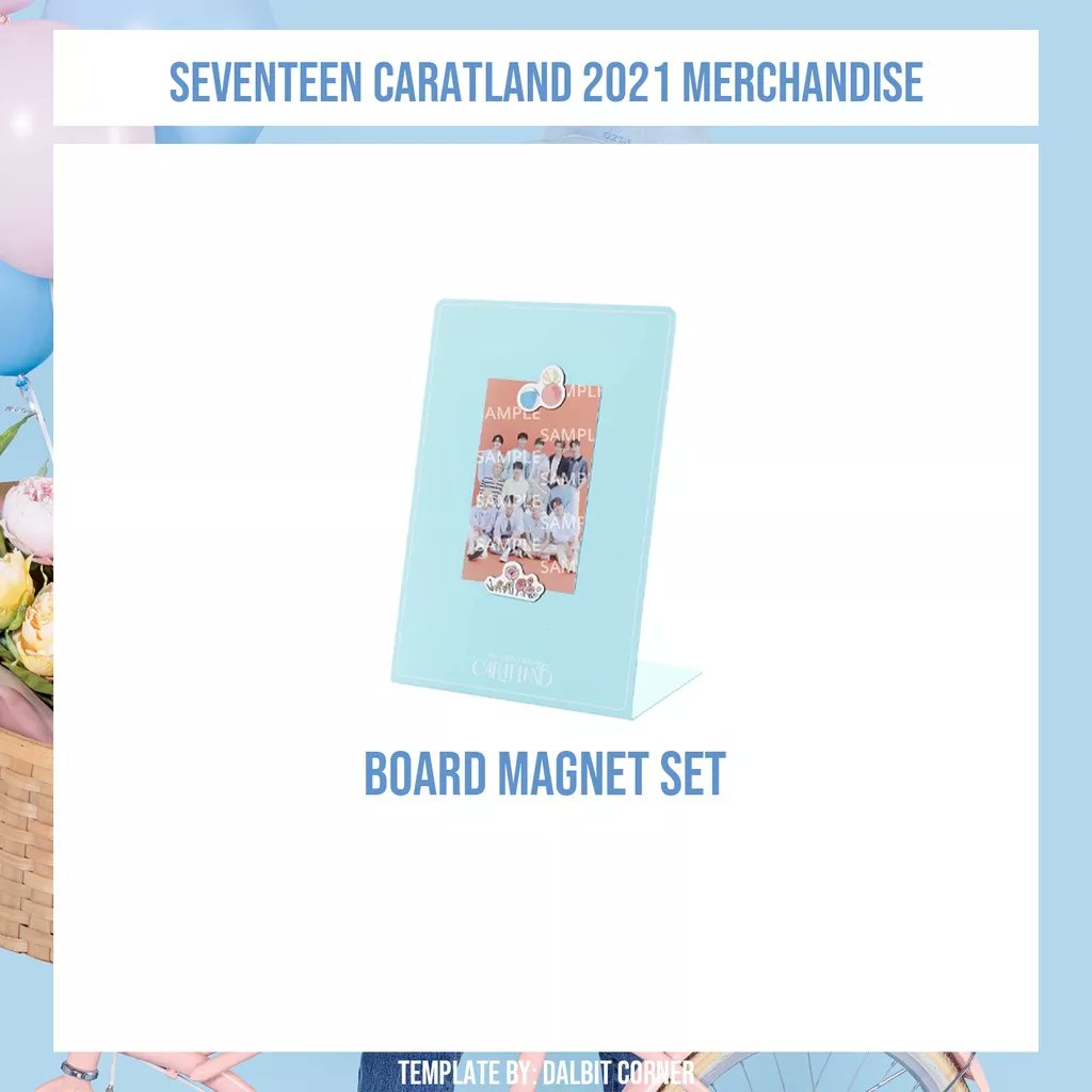 DalbitCornerPH's tweet photo. SEVENTEEN Carat Land 2021 SEALED Merchandise

Board Magnet: 850 (Orig price: 1040)
—  in PHP + LSF
✅️ Official, onhand, COD, Free PF
🚚 SDD, JNT, SCO (900)

#DalbitOnhand WTS LFB ph
https://t.co/ntEGKBYB7j https://t.co/me8Hq1qN23