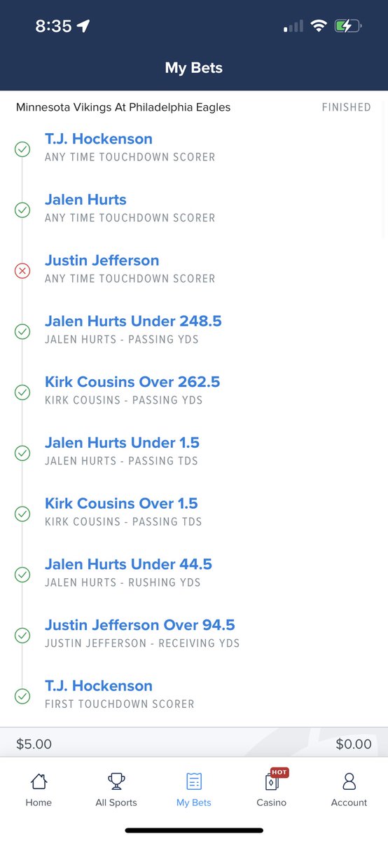 DylanKingsberry's tweet photo. This might be the worst beat I’ve ever had. @betr @FDSportsbook https://t.co/ObdDwM8Ytz