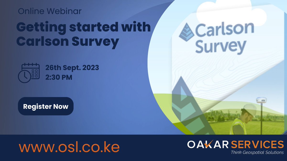 OakarServices's tweet photo. Explore the power of Carlson Survey’s Field-to-Finish feature that automatically uses simple yet powerful 3-dimensional workflows to automatically represent topographical features using pre-defined field codes. https://t.co/8NIovcssgb