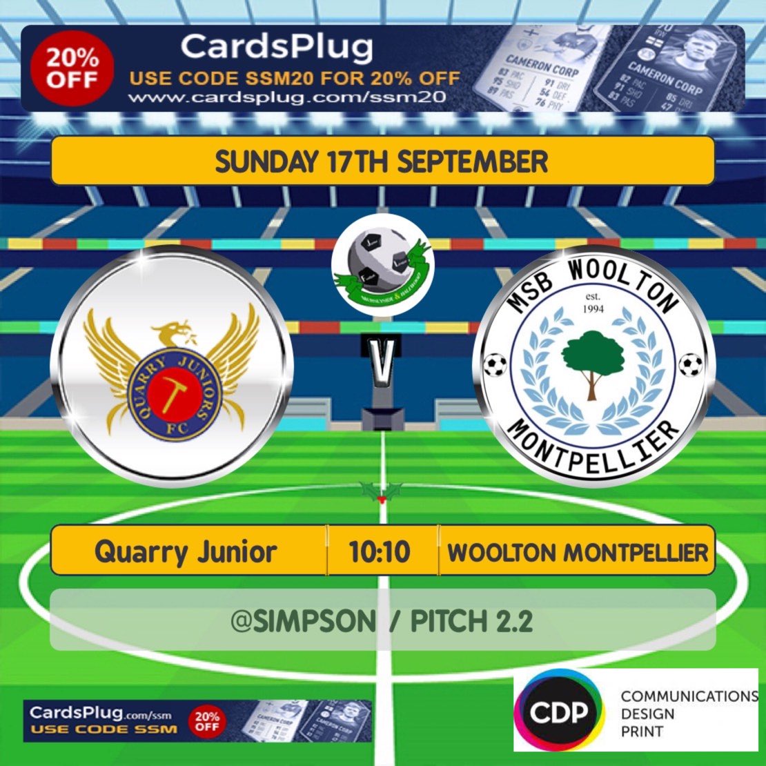 17.09.23 🥅⚽️ sponsored by <a href="/CDPagency/">CDP</a>