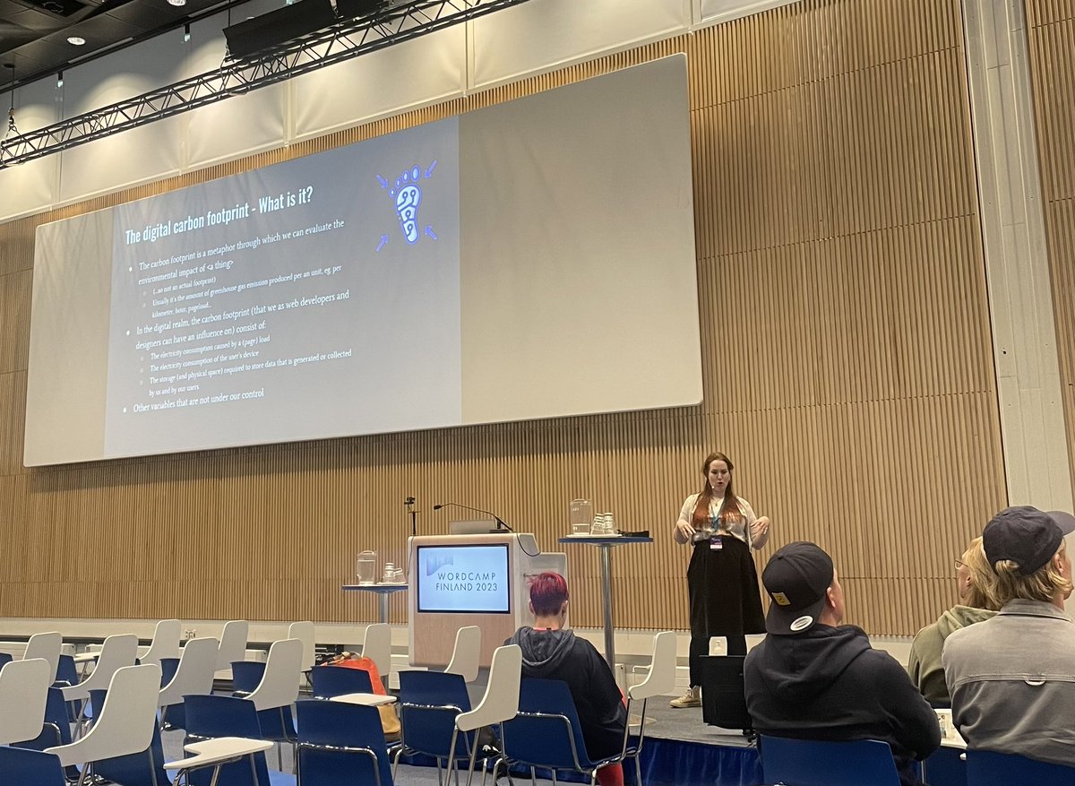 Digital is not immaterial. 
 #digitalresponsibility #WCFI