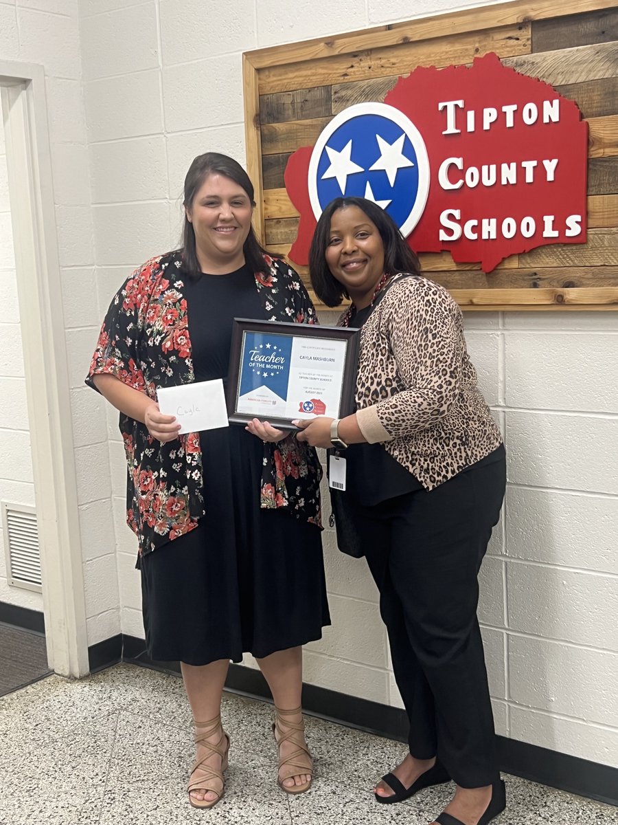 Congratulations to our American Fidelity Teacher of the Month, Ms. Cayla Mashburn, who teaches special education for <a href="/BrightonElemen1/">Brighton Elementary</a> - thank you for your hard work and dedication to our students!