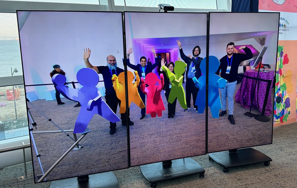 We were thrilled to showcase the #MedMirror at the amazing Dreamfest Concert for Kids at the @ChaseCenter in San Francisco - benefitting @UCSFChildrens and part of @salesforce #Dreamforce. Huge thanks to Dr. @ShafkatAnwar, Michael Bunker, and Veronica Reyes-Gallardo from UCSF…