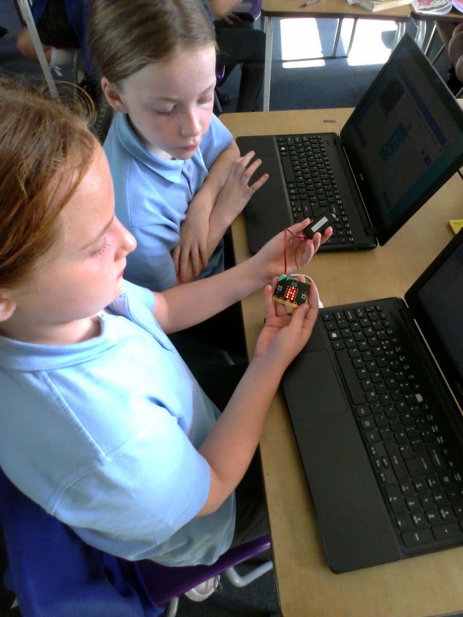 AppleySaintsCE's tweet photo. #ABASY6 have been exploring the @microbit_edu and we have ignited some excitement for coding! We're just getting used to flashing the code onto the microbit at the moment but expect great things to come! #ABASCom https://t.co/Zj3vkjiqGI