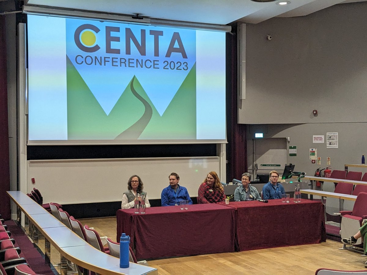 CENTA_Conf's tweet photo. It's time for our "looking to the future" panel discussion! We're hearing about our panellists' journey to their current positions, with a question and answer session to follow. https://t.co/gkrL9TeWP4