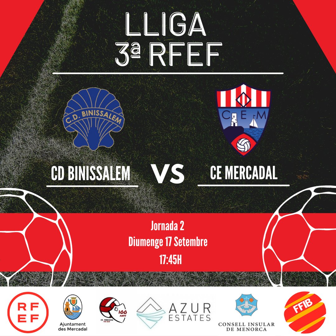 📢 Escalfant motors per a una nova jornada de lliga... 

🏟️ Miquel Pons (Binissalem)
🆚 <a href="/CDBinissalem/">cdbinissalem</a> 
📅 Diumenge 17 setembre
🕗 17:45

🇦🇹⚽🇦🇹