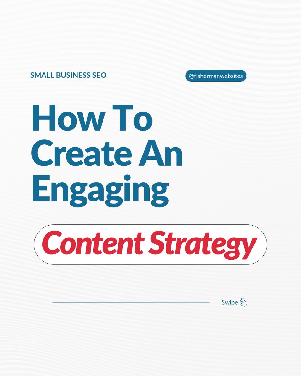 FishermanWeb's tweet photo. Struggling to attract and retain social media followers? The secret is to create engaging and valuable content! 
Here's a quick guide on optimizing your content for search engines. Let's make your content irresistible!

#socialmediamarketing #contentstrategy https://t.co/kyEUDWzus9