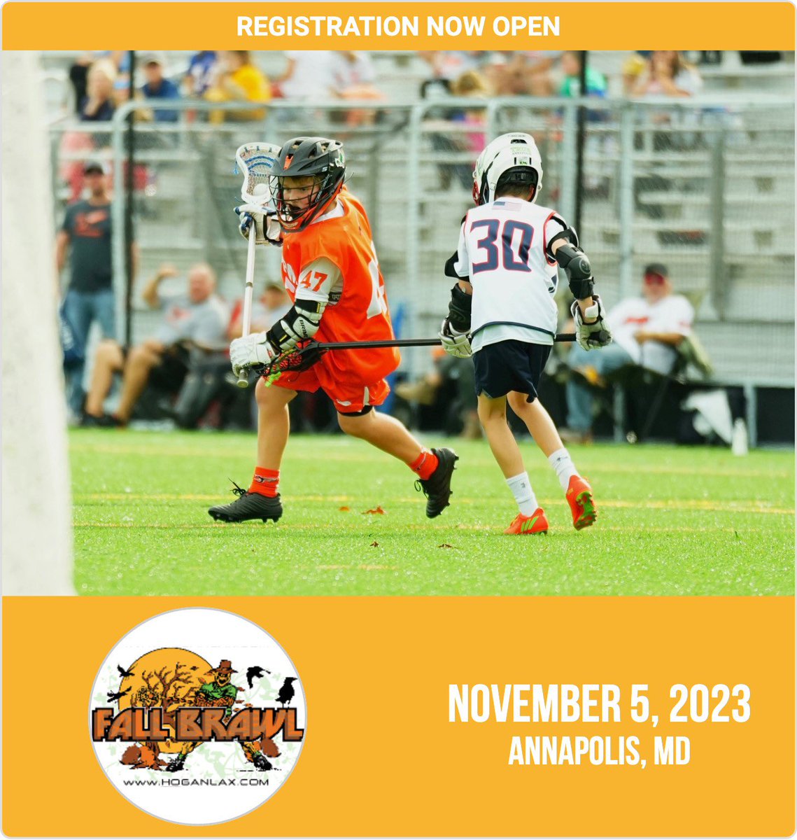 Here we go! Register and pay today and Save $100/team. hoganlax.com/fallbrawl/