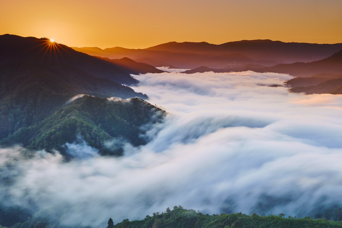 新潟の絶景
spectacular views of niigata

#新潟 #魚沼 #枝折峠 #滝雲 #雲海 #朝日 #絶景
#sunrise #sunrisephotography #seaofclouds #spectacularview