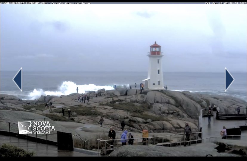Peggy’s Cove web cam will be the most interesting thing to watch today!

#HurricaneLee #blackrocks #stormsurge #peggyscove #stupidity