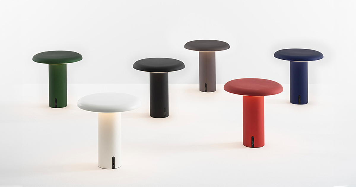 Takku recalls a Japanese pin, emphasizing portability. 3 brightness levels, designed by <a href="/FosterPartners/">Foster + Partners</a>. Discover #Takku! #design #madeinitaly #artemide #lightdesign #architecture