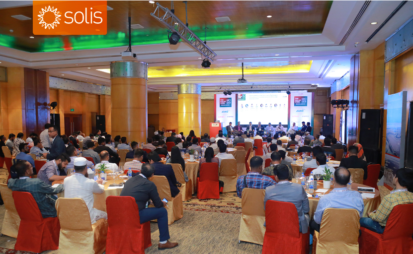 Solis_Inverters's tweet photo. #SolisConference in #Bangladesh was electrifying! โจ Mr. Nitish Singh introduced the incredible #Solis ๐๐-๐๐(๐๐๐-๐๐๐)๐ inverter, a preferred choice for ๐&๐ projects, loaded with groundbreaking features such as 10 MPPT Design and Smart I-V Curve Diagnosis.
In addition, #Solis also joined a dynamic Panel Discussion on Rooftop and Agrivoltaics, fostering collaborative efforts toward a greener future in Bangladesh's evolving energy landscape.
Solis: World 3rd Largest PV Inverter Manufacturer ๐
#Solisinverter #inverter #solarenergy #smartenergy #cleanenergy #energytransition #solarpower