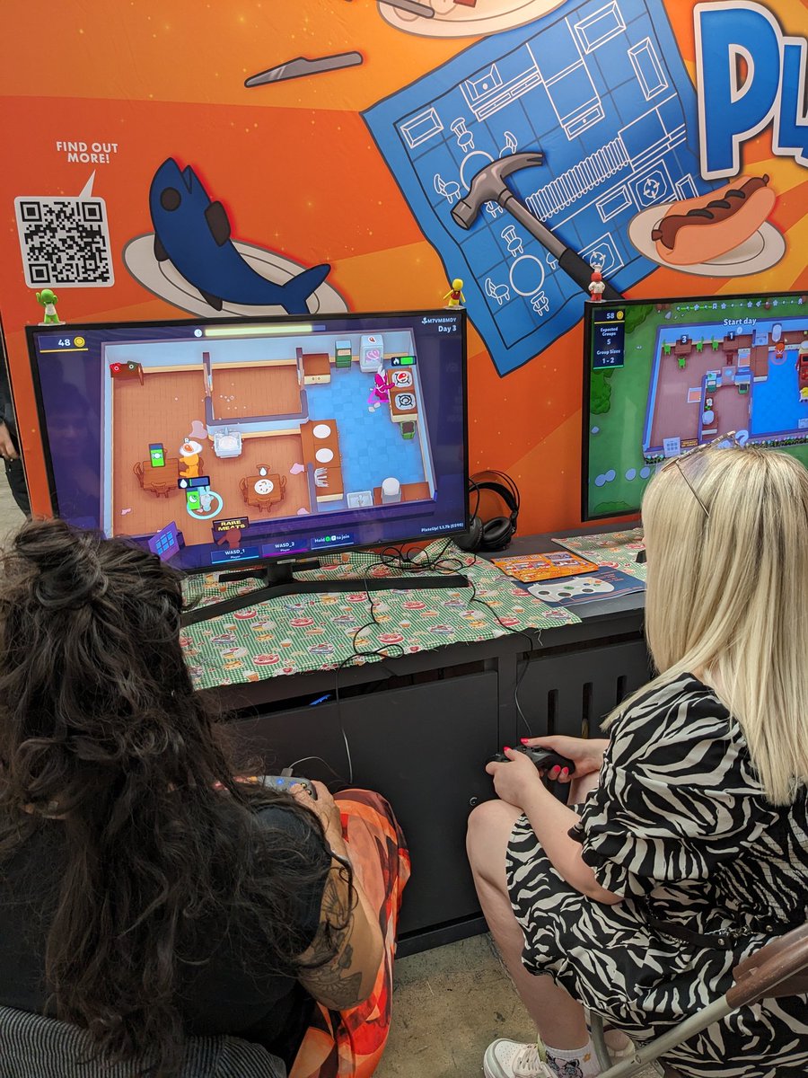 I got to play <a href="/GhostrunnerGame/">Ghostrunner</a> (2), <a href="/ultrosgame/">ULTROS</a> and <a href="/HeadbangersGame/">Headbangers: Rhythm Royale</a> at <a href="/WASDlive_/">WASD</a> yesterday. All very different, all very brilliant, all three on my wishlist.

It was so great to see so many familiar faces and meet with new people at the <a href="/AgencyDiva/">Diva Agency</a> party as well 👋