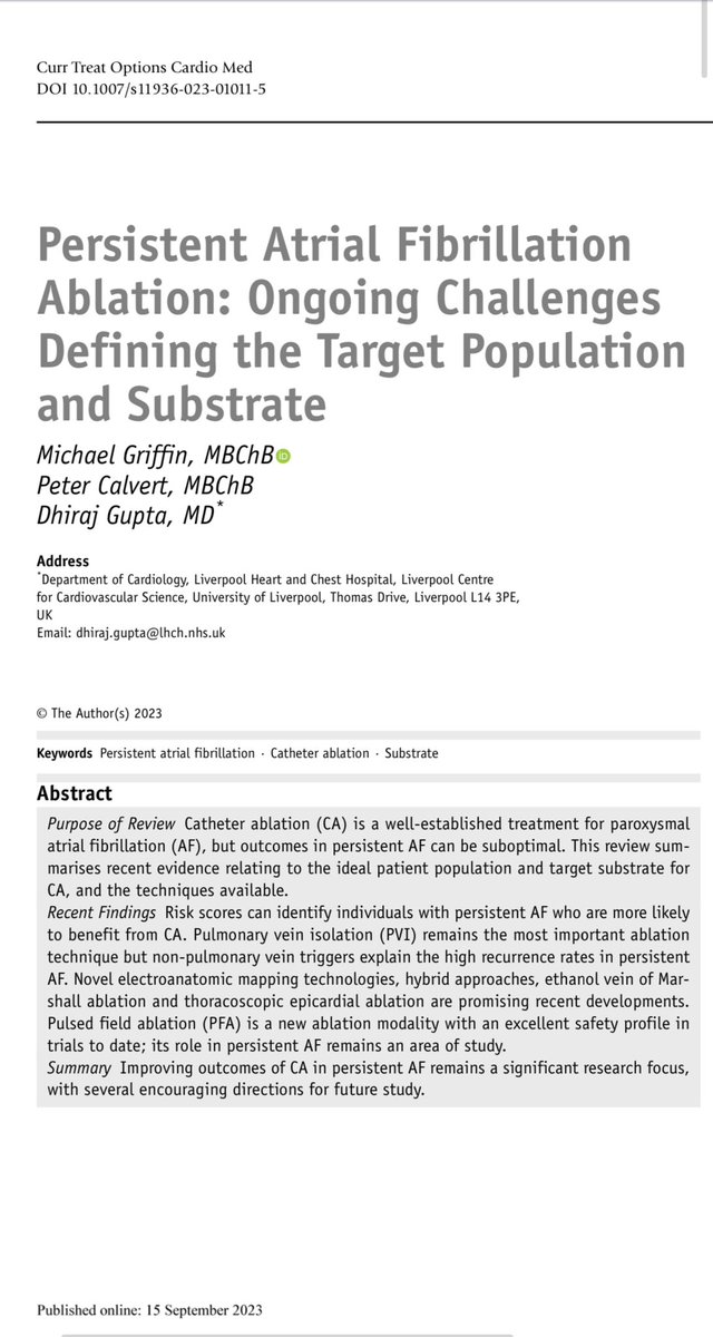 Challenges in identifying the target substrate in persistent AF: our recent review @LHCHFT link.springer.com/content/pdf/10… #EPeeps