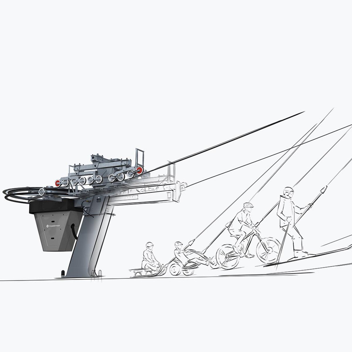 MOJA_Design's tweet photo. The new S-Line surface lift not only impresses with its compact and sophisticated design, but also comes with a number of technical innovations.

https://t.co/zvkcYJFeyM

#Seilbahn #ropeway #cablecar
@DoppelmayrGmbH https://t.co/Vx75YLUSFf