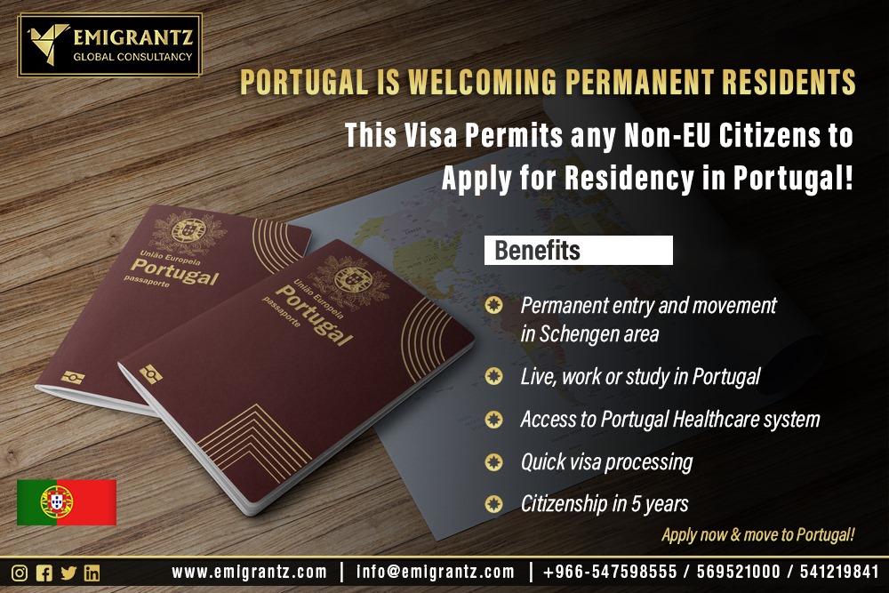 Portugal migration on your mind? We got your covered!!

Apply now.

Apply Now : emigrantz.com/eligibility-ch…

Call: +966-547598555
Email: info@emigrantz.com
Website: emigrantz.com

#portugal #portugal2023 #portuguese #PortugalResidency #portugalimmigration #immigration