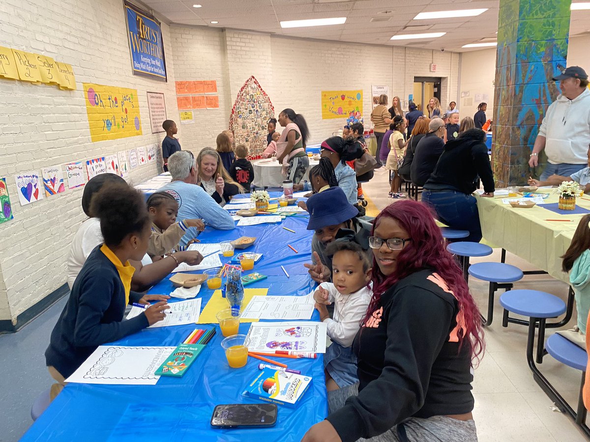 RamFamRules's tweet photo. We’re celebrating the leaders of the village, our Ramtastic Grandparents 💙💛!! Student-led! They are my tribe♥️gently &amp; sometimes courageously showing &amp; explaining to the fam the right way-for the kids sake! This is only PreK-2! @IamCPS  #lim https://t.co/d9z3pOddFZ