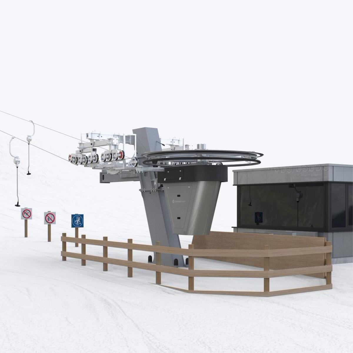 MOJA_Design's tweet photo. Decoupled drive components and a new support design enable efficient and safe maintenance, and corrosion-free materials increase the service life of the rollers. 

https://t.co/zvkcYJFeyM

#Seilbahn #ropeway #cablecar
@DoppelmayrGmbH https://t.co/CCzYkqeKuS