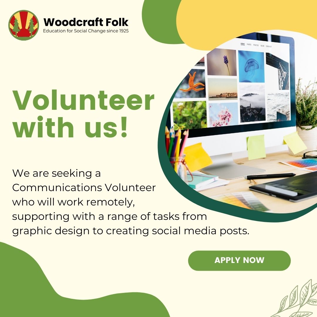 We are looking for a Communications Assistant volunteer 📲📣💻. Flexible, remote working. Numerous responsibilities to cover. Find out more here >woodcraft.org.uk/vacancies/comm… Come and help promote an impactful and inspiring youth organisation!