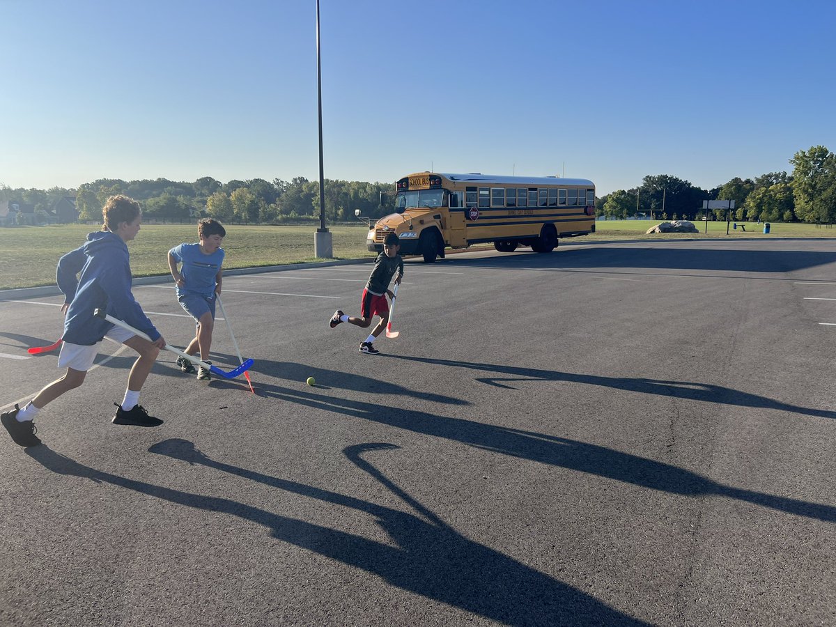 I love these beautiful mornings with our 5th graders.