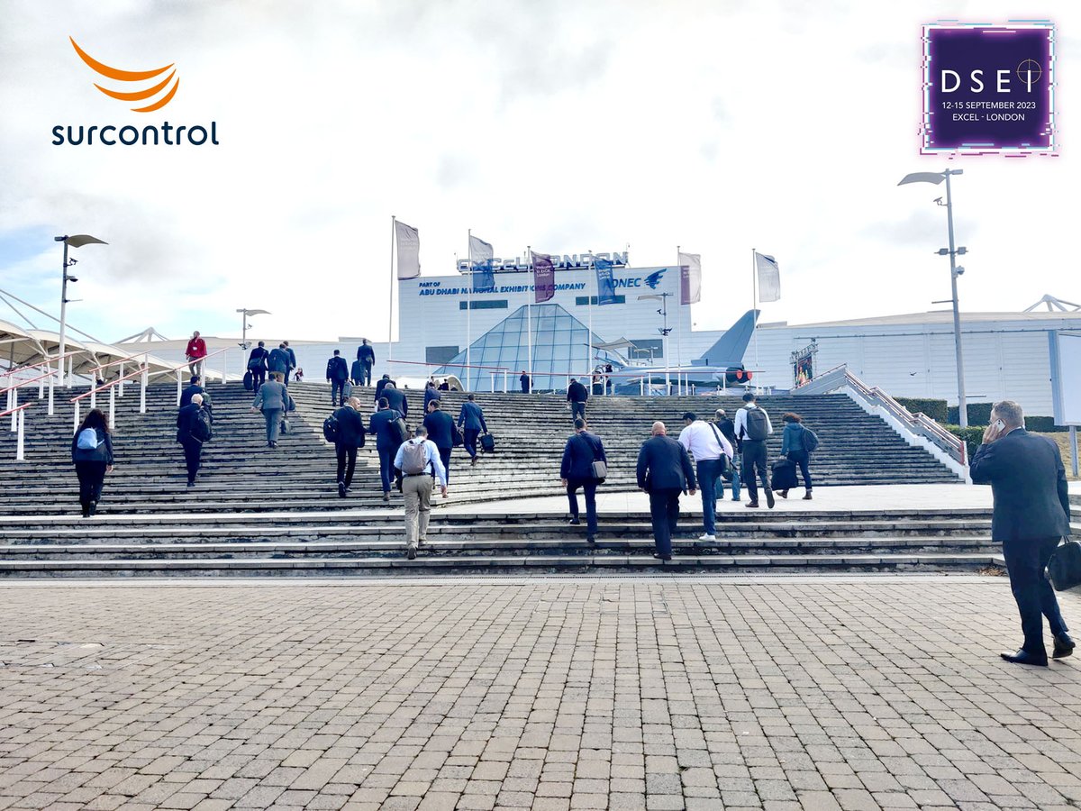 surcontrol's tweet image. Esta semana hemos estado en DSEI 2023, que se celebra en el ExCeL London, el principal evento híbrido de su tipo que consigue reunir a los gobiernos, las fuerzas armadas y la industria en general.