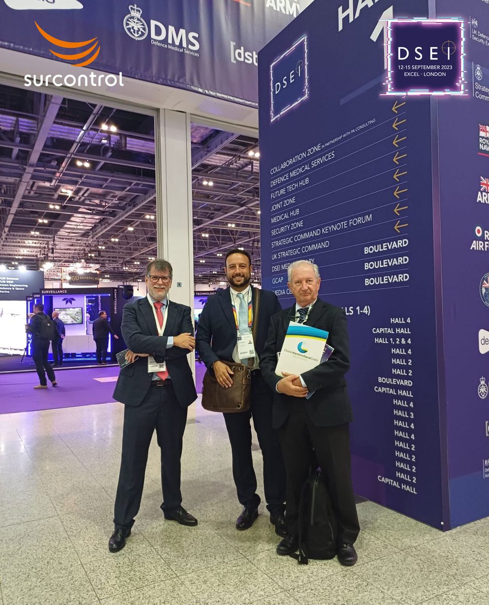 surcontrol's tweet image. Esta semana hemos estado en DSEI 2023, que se celebra en el ExCeL London, el principal evento híbrido de su tipo que consigue reunir a los gobiernos, las fuerzas armadas y la industria en general.