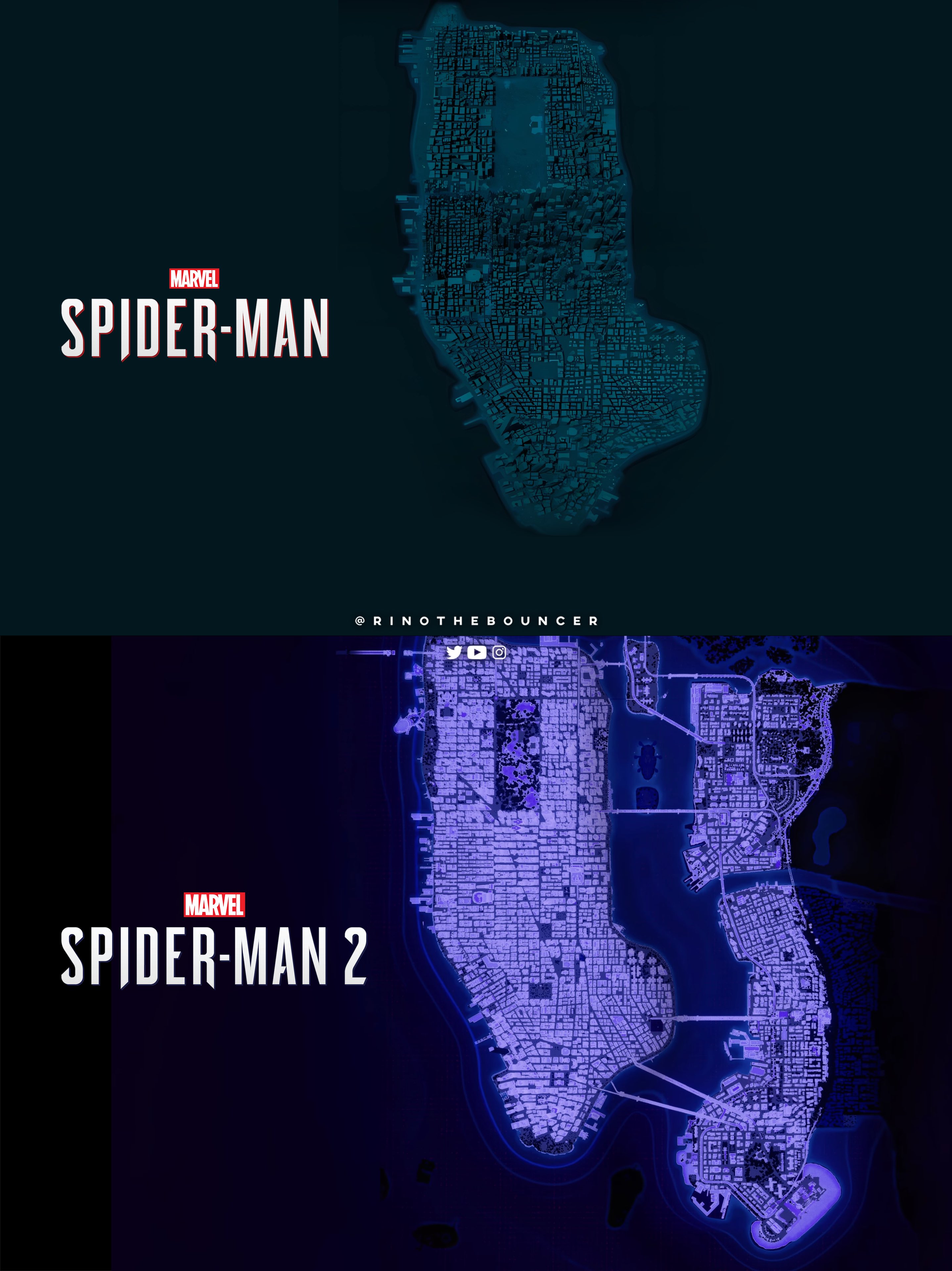 Rino on X: “sPiDeR-mAN 2 iS a dLc gAmE! tHeY cOpY pAsTeD tHe sAmE mAp”😝🚀  Meanwhile… #PlayStation #PS5 #InsomniacGames  / X