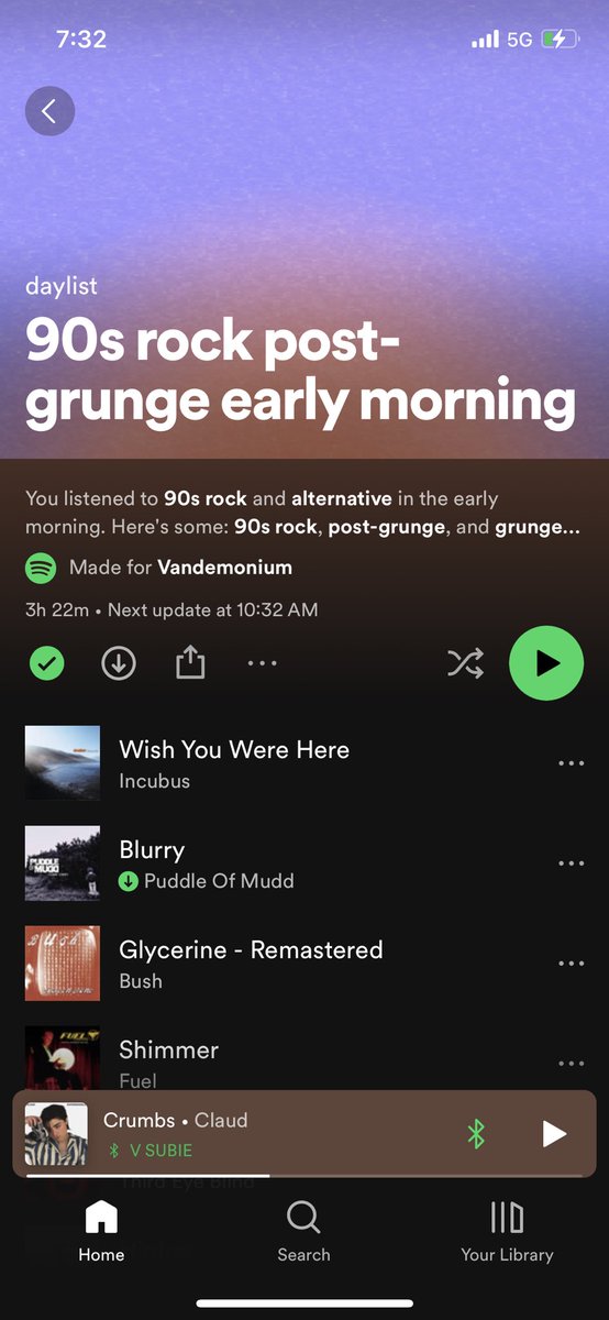 Been starting my day with too much Creed 😔