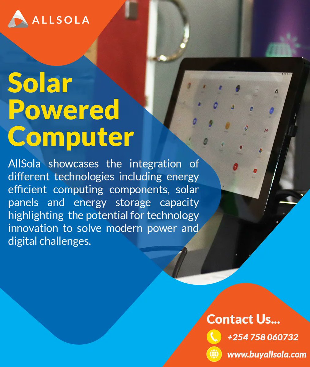 AllSola_22's tweet photo. The AllSola highlights the potential for technological innovation to solve modern-day power and digital challenges. Contact us on +254 758060732 or visit https://t.co/zhGo9RRIHk

#Solar #blackout #Renewableenergy #Business #Technology #Digital #Energy #Economy #Offgrid #Africa https://t.co/n9FiE5w72o