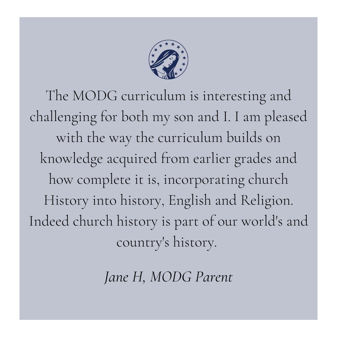 Mother of Divine Grace School (MODGSchool) Twitter Tweets • TwiCopy