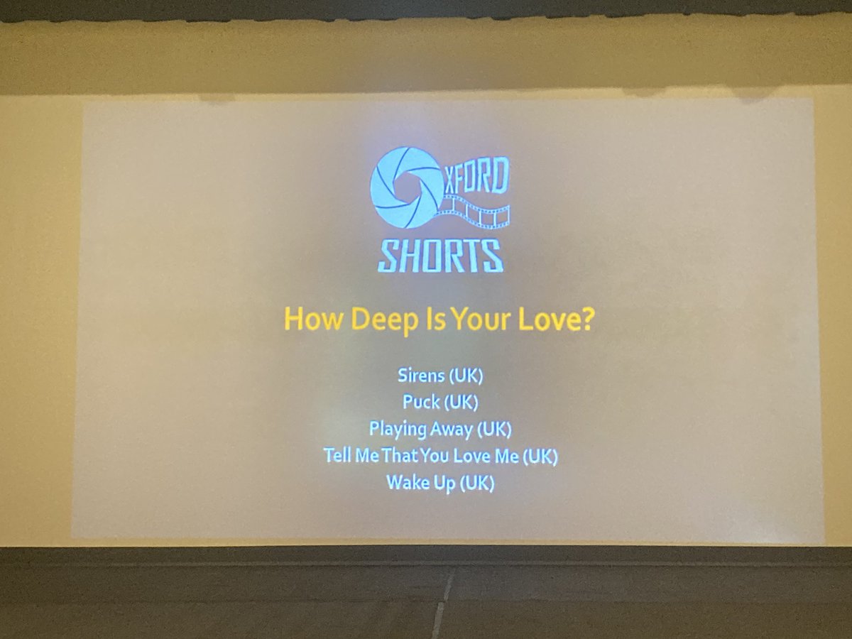 Screening today at <a href="/Oxford_Shorts/">Oxford Shorts</a> of #playingawayshortfilm showcasing the work of a great cast and crew including <a href="/rowena_bentley/">Rowena Bentley</a> <a href="/davidcawleydop/">David Cawley</a> <a href="/GillTully/">Gillian Tully</a> <a href="/peter_g_barnes/">Peter G Barnes</a> <a href="/filmexposouth/">FILM EXPO SOUTH</a> <a href="/SMLANGERS/">Steve Langridge</a>