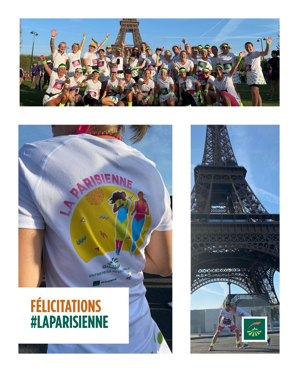 Félicitations à toutes nos coureuses et marcheuses de La Parisienne 2023 ! Ensemble, le groupe Groupama a remis un chèque de 15 000 € à la fondation pour la recherche médicale contre le cancer du sein ! #LaParisienne #solidaire #groupama