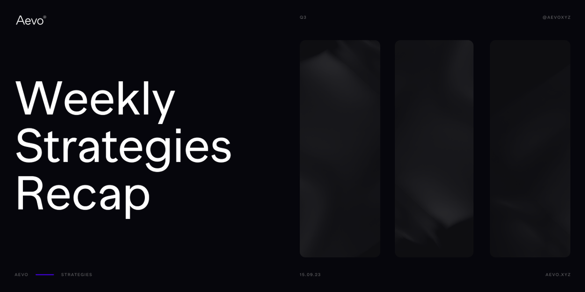 We just paid out another great week of yields!

Check out our latest recap on our vault’s performance👇