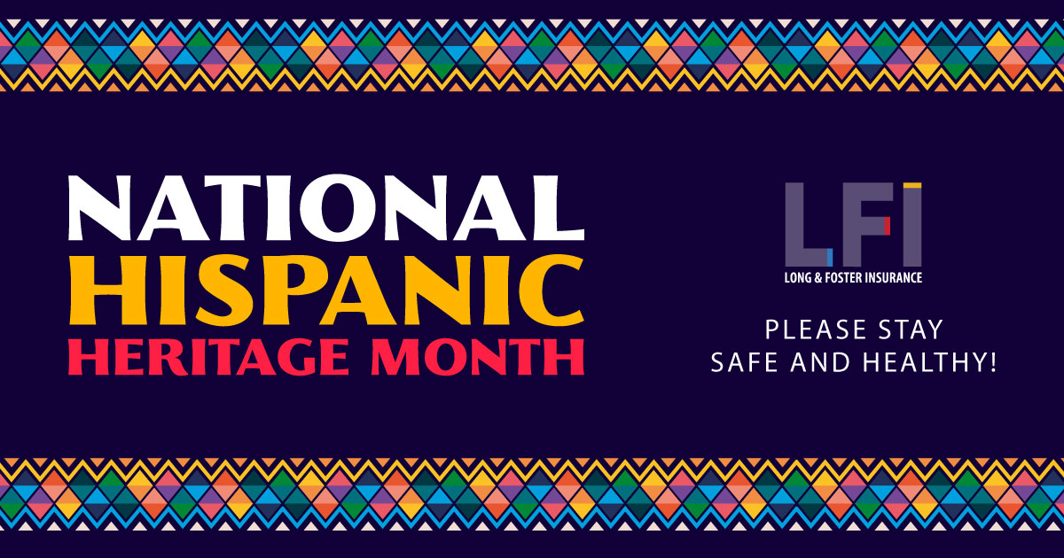 LNFInsurance's tweet photo. Happy #HispanicHeritageMonth from Long &amp; Foster Insurance! https://t.co/9PHAYobjAB