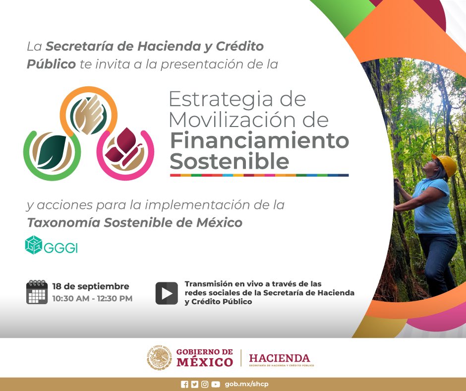 El próximo lunes presentaremos la Estrategia de Movilización de #FinanciamientoSostenible. 

Su objetivo es mostrar los siguientes pasos para la transformación de nuestro sistema financiero hacia la sostenibilidad, incluidas acciones específicas para potenciar el financiamiento