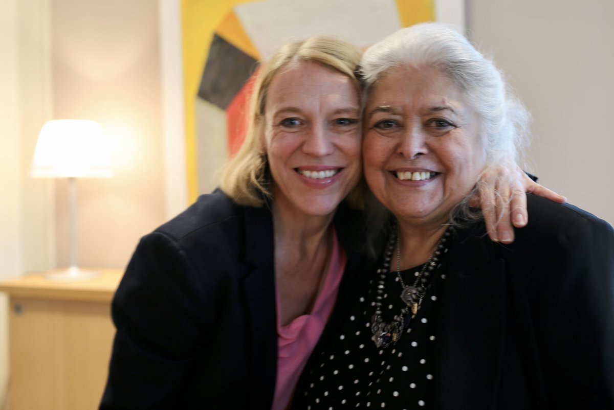NorwayMFA's tweet photo. Thank you @SerajMahbouba for an inspiring meeting!
 
Deeply concerned by worsening situation in #Afghanistan. Exclusion of women isn’t a viable path, violating human rights.

Meaningful collaboration with all stakeholders needed for better future for Afghan people
-FM @AHuitfeldt https://t.co/uxn5wDBrJw